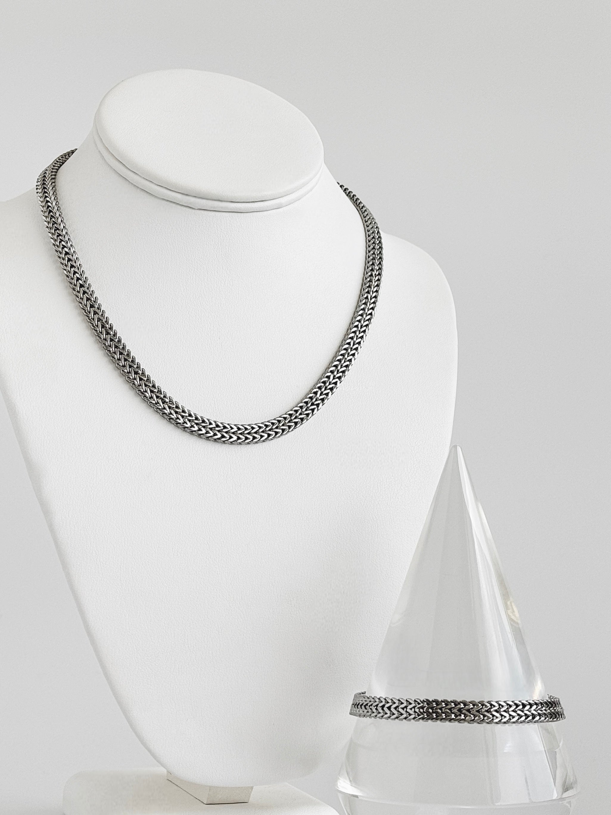 Stainless Steel Znake Set-230 Jewelry-NYC-Coastal Bloom Boutique, find the trendiest versions of the popular styles and looks Located in Indialantic, FL