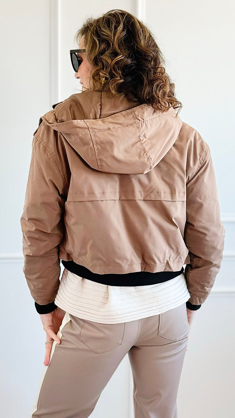 City Scout Hooded Short Puffer-160 Jackets-IRIS-Coastal Bloom Boutique, find the trendiest versions of the popular styles and looks Located in Indialantic, FL