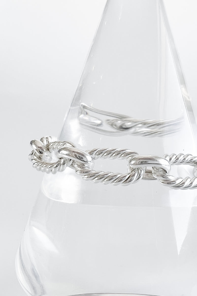 Sterling Silver Cable Twist Bracelet-230 Jewelry-Oriental Treasure-Coastal Bloom Boutique, find the trendiest versions of the popular styles and looks Located in Indialantic, FL