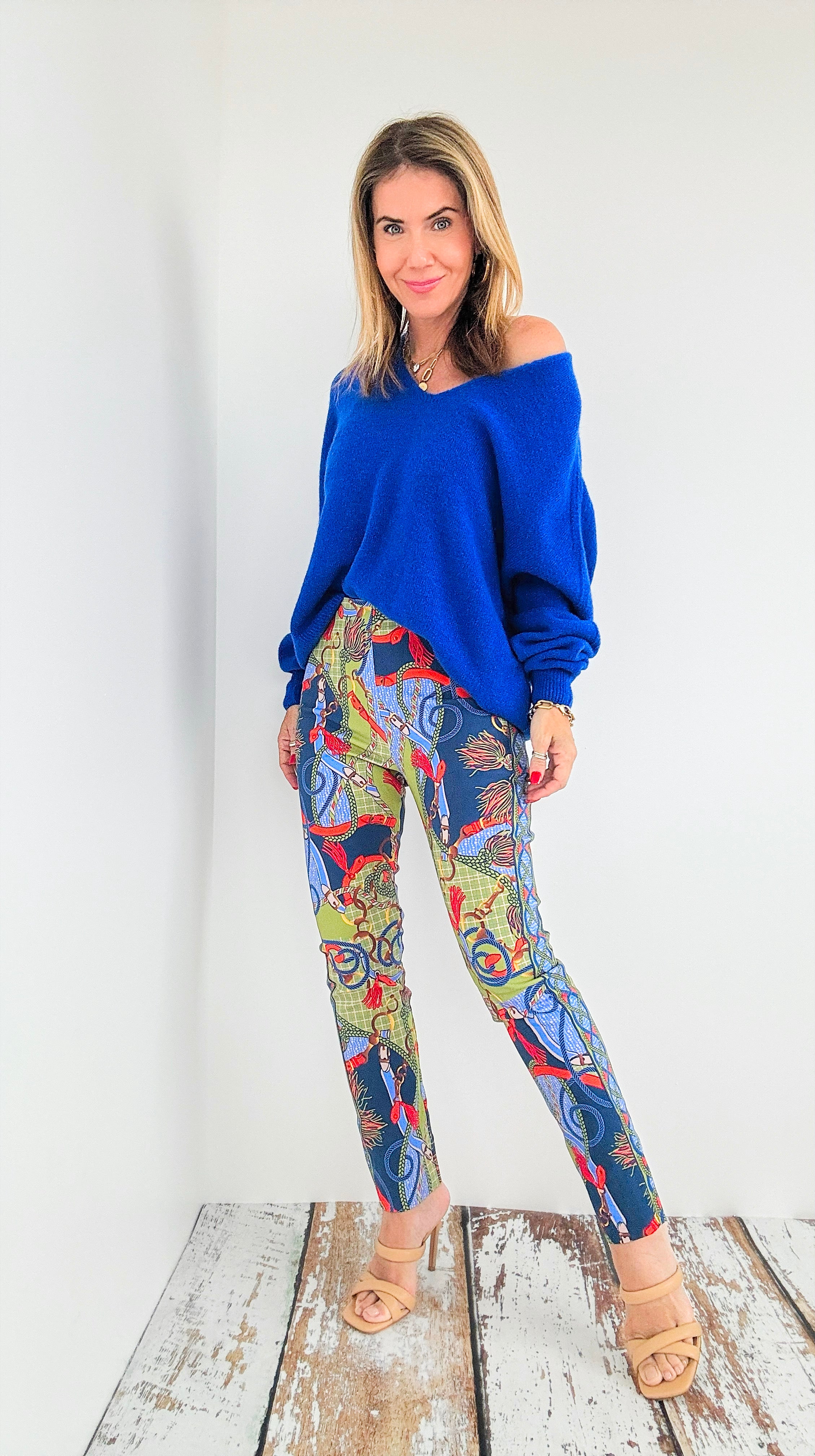 Savage Tango Printed Pants-170 Bottoms-Gretchen Scott-Coastal Bloom Boutique, find the trendiest versions of the popular styles and looks Located in Indialantic, FL