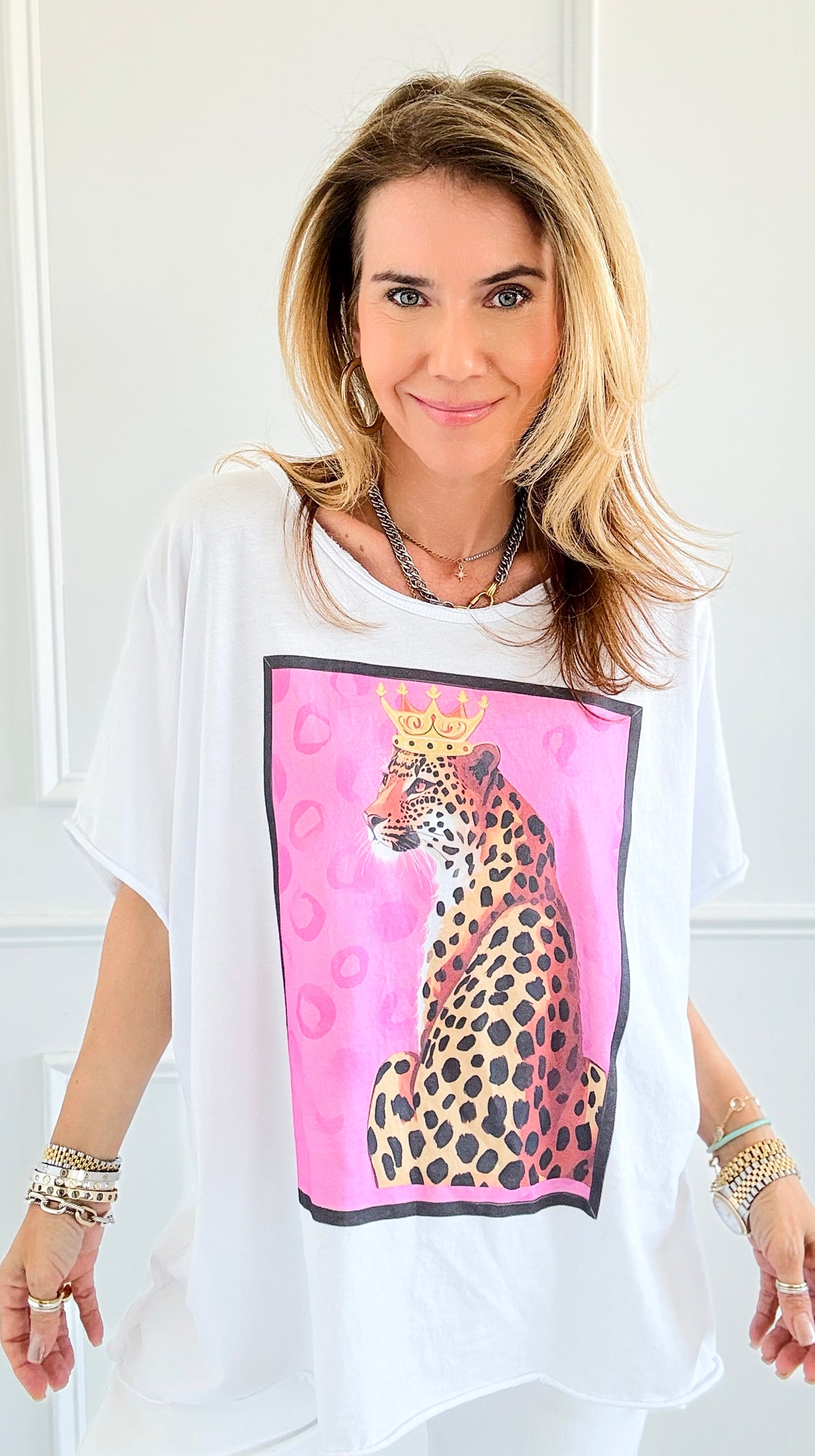 Wild Queen Italian Graphic tee-110 short Sleeve Top-Italianissimo-Coastal Bloom Boutique, find the trendiest versions of the popular styles and looks Located in Indialantic, FL