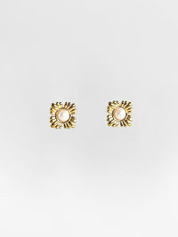 Stainless Steel Radiant Pearl Studs Earrings-230 Jewelry-NYW-Coastal Bloom Boutique, find the trendiest versions of the popular styles and looks Located in Indialantic, FL