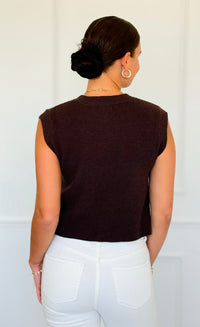Gallery Walk Button Accent Vest-150 Cardigan Layers-Blu Pepper-Coastal Bloom Boutique, find the trendiest versions of the popular styles and looks Located in Indialantic, FL