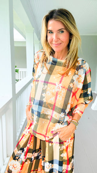 Autumn Bloom Italian St Tropez Knit
