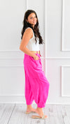 Patagonia Italian Pants - Fuchsia-100 Pants-Italianissimo-Coastal Bloom Boutique, find the trendiest versions of the popular styles and looks Located in Indialantic, FL