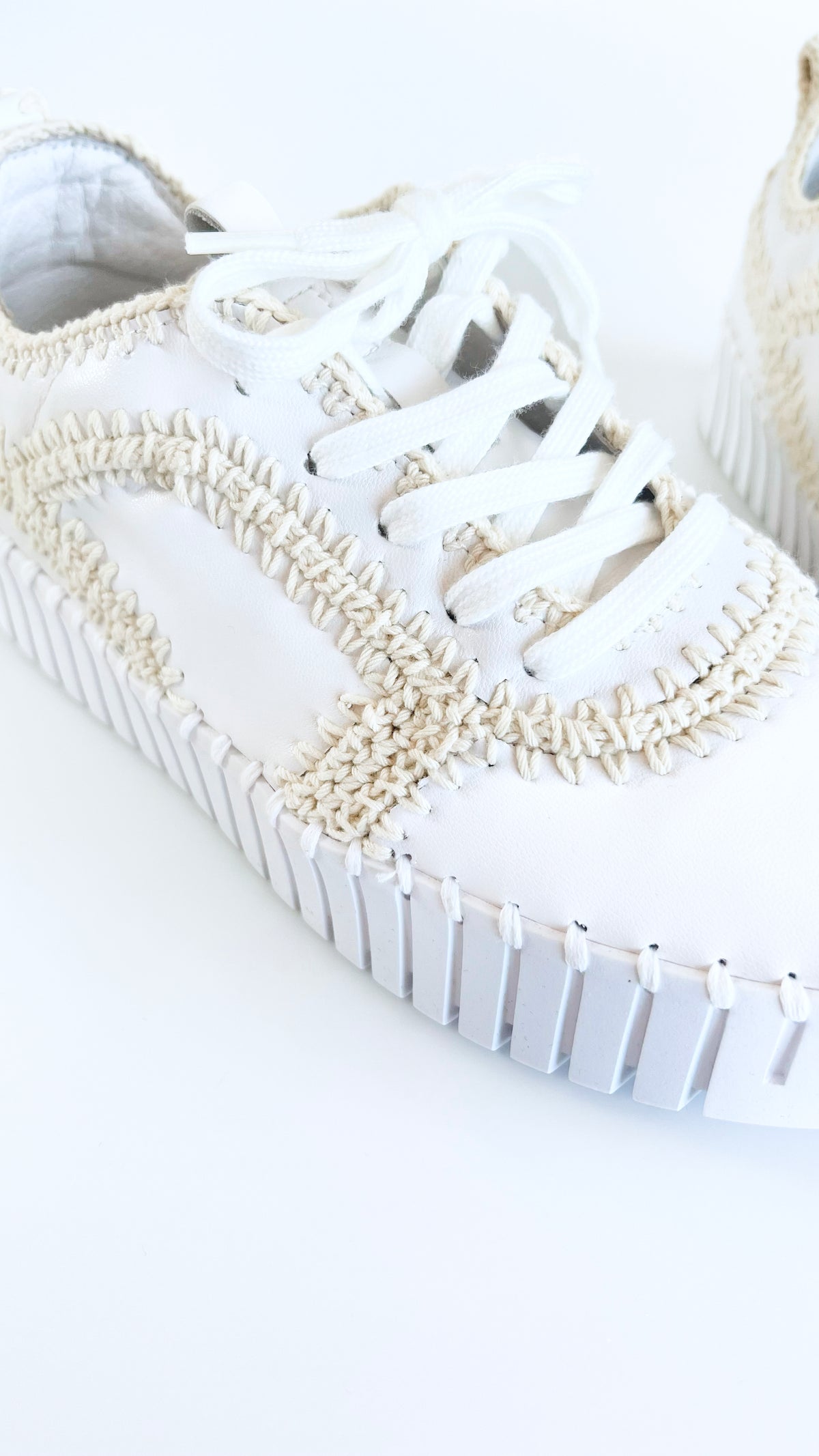 Braided Crochet Sneaker-250 Shoes-Eliya - Bernie-Coastal Bloom Boutique, find the trendiest versions of the popular styles and looks Located in Indialantic, FL
