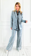Disco Grid Sequin Pants-170 Bottoms-Fate Inc-Coastal Bloom Boutique, find the trendiest versions of the popular styles and looks Located in Indialantic, FL