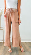 Feeling Good Pull On Pants - Capuccino-170 Bottoms-Easel-Coastal Bloom Boutique, find the trendiest versions of the popular styles and looks Located in Indialantic, FL