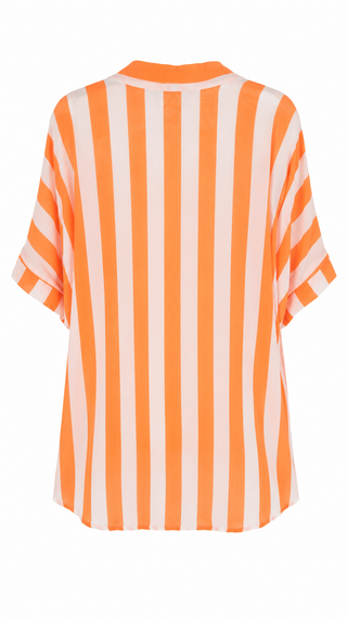 Cabana Club Stripe Italian Set- Neon Orange