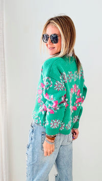 Faire Isle Friendsgiving Sweater-140 Sweaters-&MERCI-Coastal Bloom Boutique, find the trendiest versions of the popular styles and looks Located in Indialantic, FL