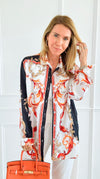 Baroque Dreams Italian Blouse-110 Long Sleeve Tops-SORPRESA-Coastal Bloom Boutique, find the trendiest versions of the popular styles and looks Located in Indialantic, FL
