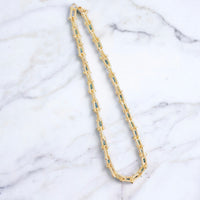 Stirrup Link Dipped Choker Necklace-230 Jewelry-US Jewelry House-Coastal Bloom Boutique, find the trendiest versions of the popular styles and looks Located in Indialantic, FL