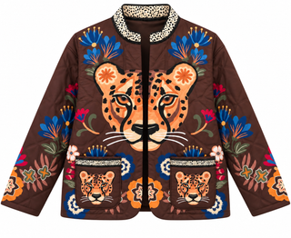 Untamed Bloom Quilted Italian Jacket