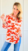 Wild Elegance Tunic Top-130 Long Sleeve Tops-White Birch-Coastal Bloom Boutique, find the trendiest versions of the popular styles and looks Located in Indialantic, FL