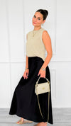 Isabella Italian Skirt- Black-170 Bottoms-SEE YOU IN ROME-Coastal Bloom Boutique, find the trendiest versions of the popular styles and looks Located in Indialantic, FL