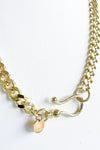 Cuban Link Hook Clasp Necklace-230 Jewelry-BbLila-Coastal Bloom Boutique, find the trendiest versions of the popular styles and looks Located in Indialantic, FL
