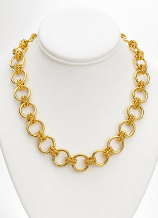 Portofino Circle Double Hallo Necklace