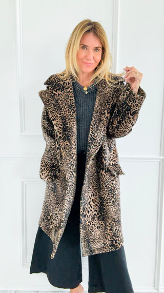 Bold Instinct Italian Coat-160 Jackets-DIPINTO DI BLU-Coastal Bloom Boutique, find the trendiest versions of the popular styles and looks Located in Indialantic, FL