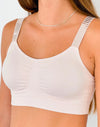 Strap Situation Bra - Blush W Silver Metallic-220 Intimates-Strap-its-Coastal Bloom Boutique, find the trendiest versions of the popular styles and looks Located in Indialantic, FL