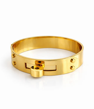 Signature Lock Bangle Bracelet