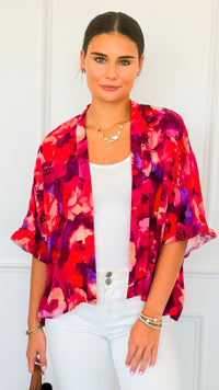 Floral Essence Kimono-150 Cardigans/Layers-Jodifl-Coastal Bloom Boutique, find the trendiest versions of the popular styles and looks Located in Indialantic, FL