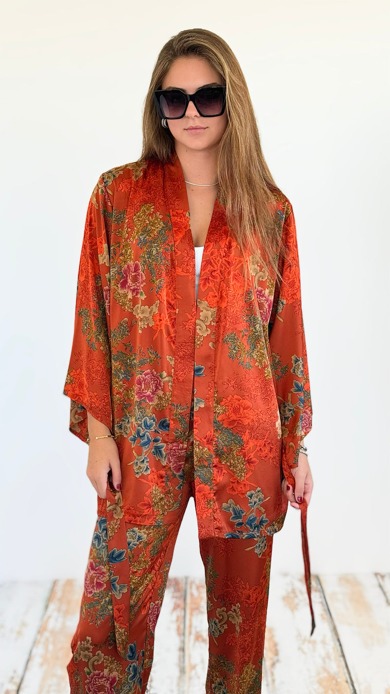 Autumn Garden Kimono-150 Cardigans/Layers-Paparazzi-Coastal Bloom Boutique, find the trendiest versions of the popular styles and looks Located in Indialantic, FL