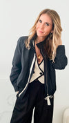 Timberlane Woven Jacket - Black-160 Jackets-Joh Apparel-Coastal Bloom Boutique, find the trendiest versions of the popular styles and looks Located in Indialantic, FL