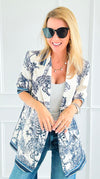 Adorable Majesty Italian Blazer-160 Jackets-Italianissimo-Coastal Bloom Boutique, find the trendiest versions of the popular styles and looks Located in Indialantic, FL