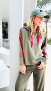 On the Move Stripe Hoodie Top-130 Long Sleeve Tops-JODIFL-Coastal Bloom Boutique, find the trendiest versions of the popular styles and looks Located in Indialantic, FL