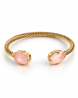 Charlotte Cuff - Cushion Cut Bracelet – Ultra Chiffon - TOVA
