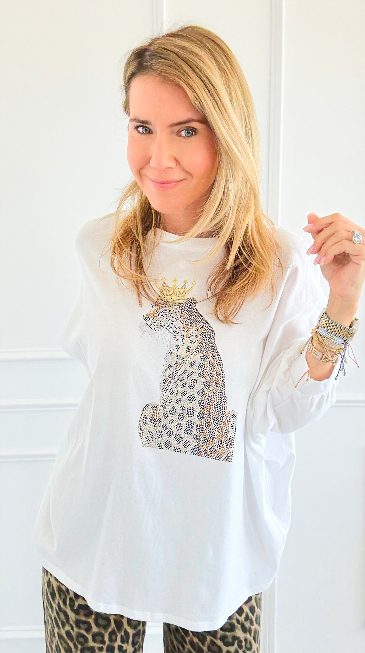 CB Custom - Rule the Room Tee-110 Long Sleeve Tops-Tres Bien / Holly-Coastal Bloom Boutique, find the trendiest versions of the popular styles and looks Located in Indialantic, FL