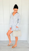 Diamond Spark Striped Lounge Set-210 Loungewear/Sets-Hesperus-Coastal Bloom Boutique, find the trendiest versions of the popular styles and looks Located in Indialantic, FL