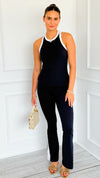 On-Track 2pc Athleisure Set-Navy/White-210 Loungewear/Sets-RAE MODE-Coastal Bloom Boutique, find the trendiest versions of the popular styles and looks Located in Indialantic, FL