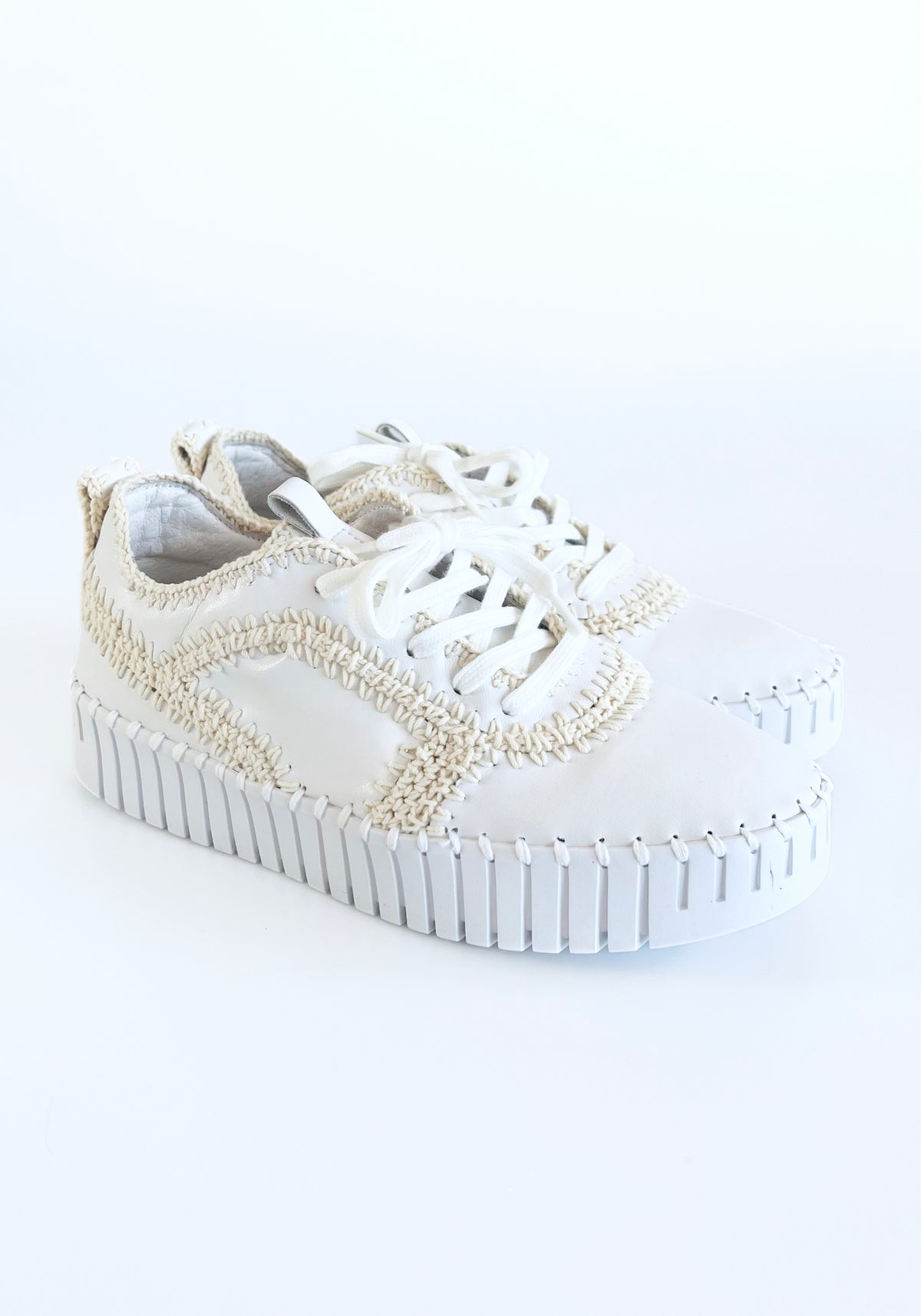 Braided Crochet Sneaker-250 Shoes-Eliya - Bernie-Coastal Bloom Boutique, find the trendiest versions of the popular styles and looks Located in Indialantic, FL