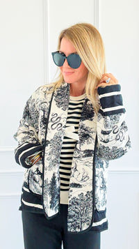 Adorable Italian Jacket- Black-160 Jackets-K2-Coastal Bloom Boutique, find the trendiest versions of the popular styles and looks Located in Indialantic, FL