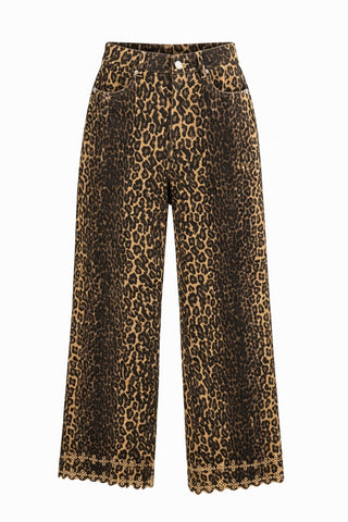 Savanna Lace Hem Statement Trouser