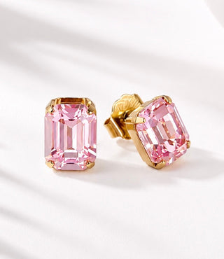 Corwin Studs Earring - Light Rose Glimmer - TOVA