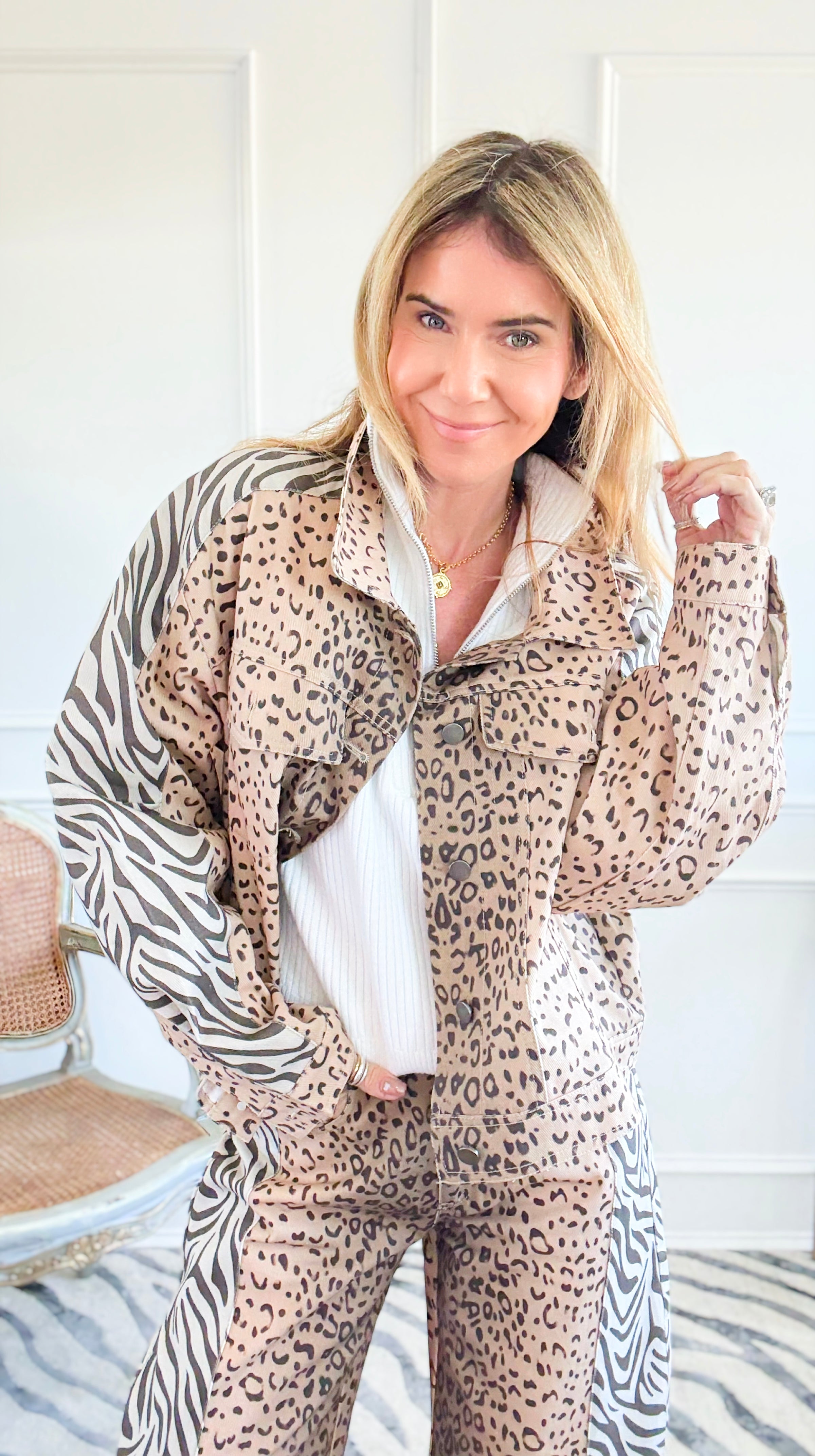 Wild Side Contrast Jacket