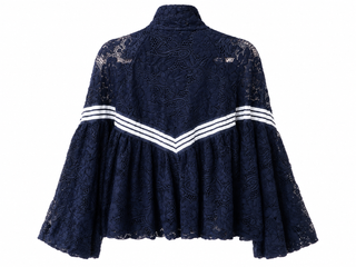 Sideline Sweetheart Lace Italian Zip Jacket