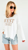 West Coast Lightweight Sweater-140 Sweaters-Miracle-Coastal Bloom Boutique, find the trendiest versions of the popular styles and looks Located in Indialantic, FL