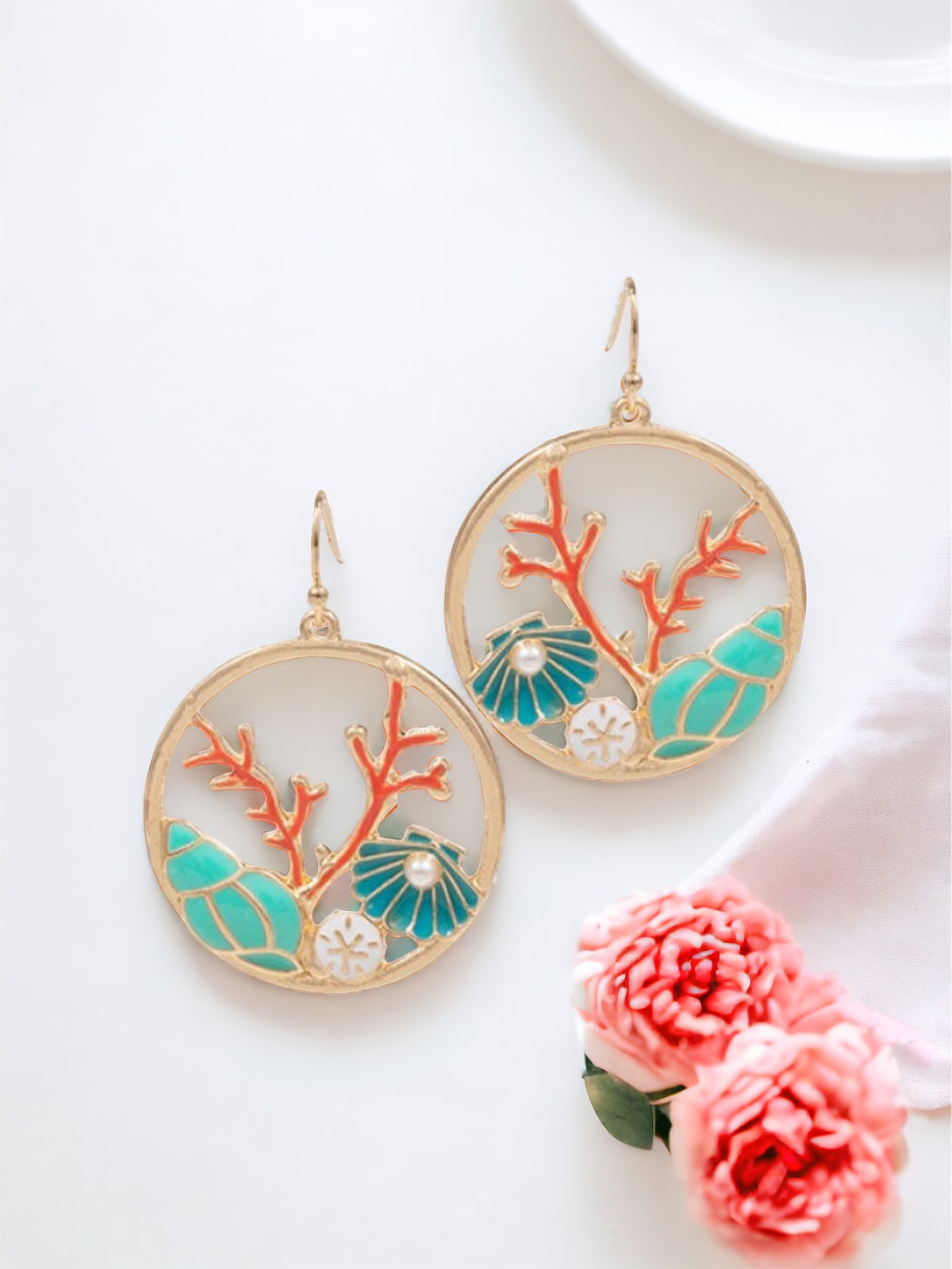 Ocean Earrings-230 Jewelry-GS JEWELRY-Coastal Bloom Boutique, find the trendiest versions of the popular styles and looks Located in Indialantic, FL