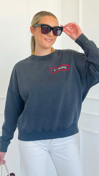 St Tropez Escape Italian Sweatshirt