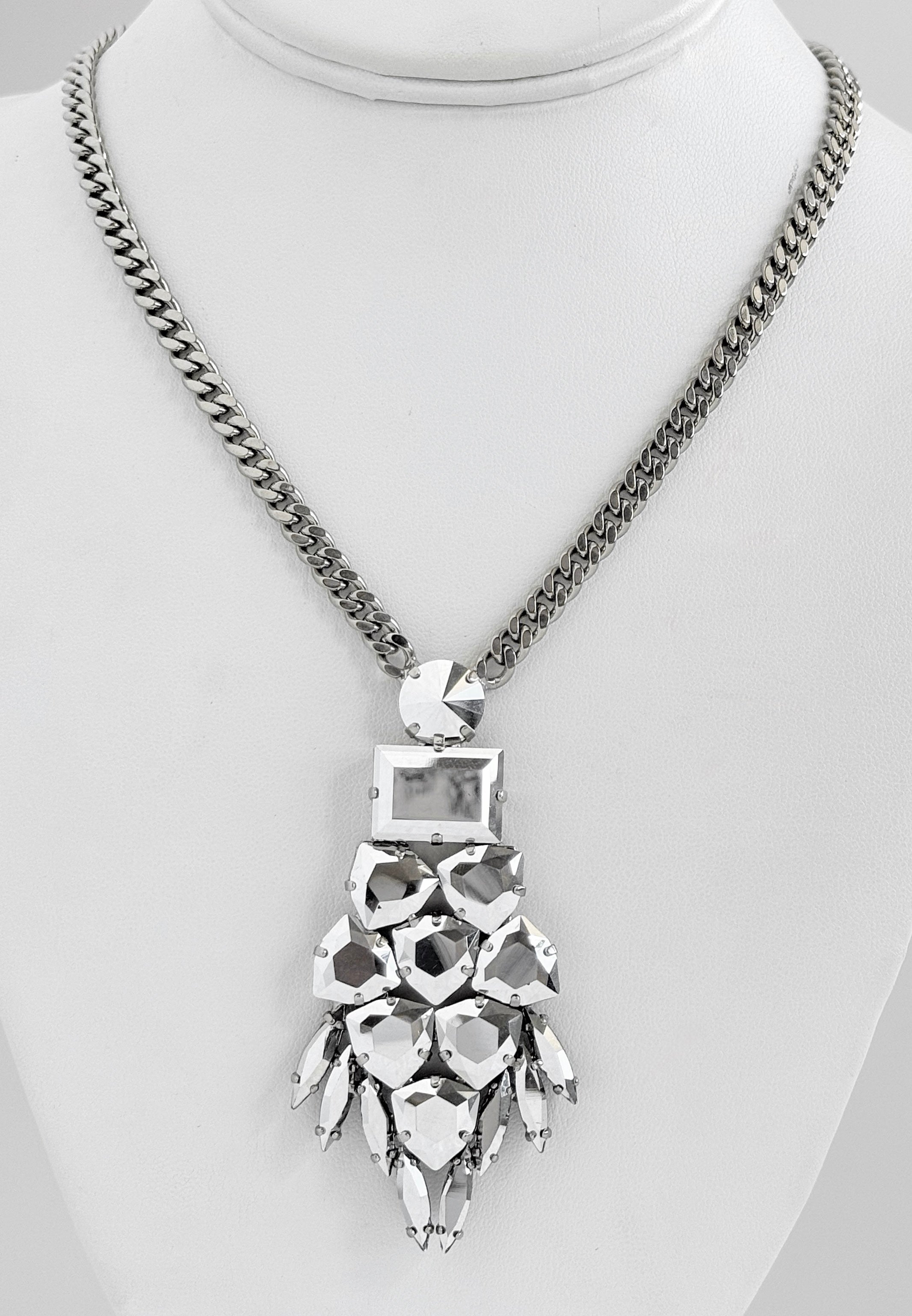 Anais Necklace - Silver - TOVA-230 Jewelry-TOVA-Coastal Bloom Boutique, find the trendiest versions of the popular styles and looks Located in Indialantic, FL