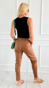 Everyday Luxe Jogger Pant- Camel-100 Pants-MELLY&CO-Coastal Bloom Boutique, find the trendiest versions of the popular styles and looks Located in Indialantic, FL