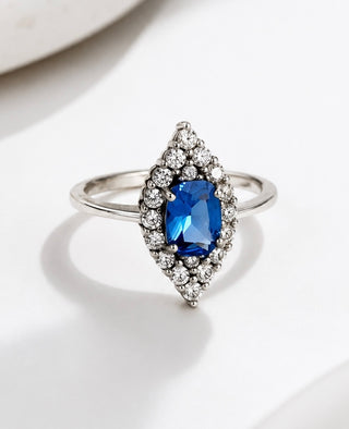 Sterling Silver Imperial Marquise Ring