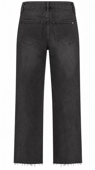 Side Trim Straight Jeans