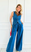 Sunday Stroll Pleated Pants-170 Bottoms-Flying Tomato-Coastal Bloom Boutique, find the trendiest versions of the popular styles and looks Located in Indialantic, FL