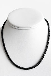 Sterling Silver Black Serendipity Necklace-230 Jewelry-NYC-Coastal Bloom Boutique, find the trendiest versions of the popular styles and looks Located in Indialantic, FL