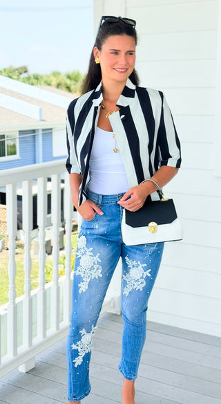Pearls & Petals Jeans