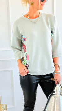 Pop of Color Scuba Top- JOH-130 Long Sleeve Tops-Joh Apparel-Coastal Bloom Boutique, find the trendiest versions of the popular styles and looks Located in Indialantic, FL